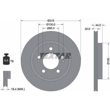Bremsscheibe 92332903 Bremsscheibe 92332903