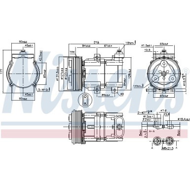 Kompressor PKW Ford Transit 00 FIRST FIT 890081