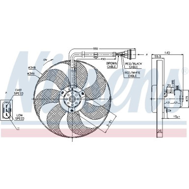Kühlerlüfter PKW VW Golf 97 85683 Kühlerlüfter PKW VW Golf 97 85683