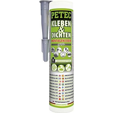 Petec Kleben & Dichten Grau 290ml 94629 Petec Kleben & Dichten Grau 290ml 94629