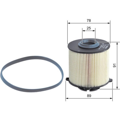 Kraftstofffiltereinsatz OPEL,SAAB,CHEVROLET F 026 402 062