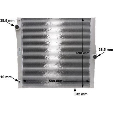 Kühler, Motorkühlung CR 1050 000S