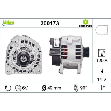 VALEO Generator 200173 VALEO Generator 200173