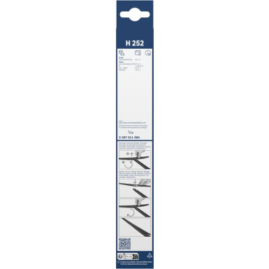 Bosch Heckscheibenwischer H252 3397011965 Bosch Heckscheibenwischer H252 3397011965