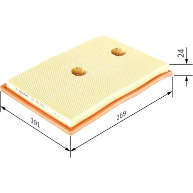 Luftfilter F 026 400 342 Luftfilter F 026 400 342