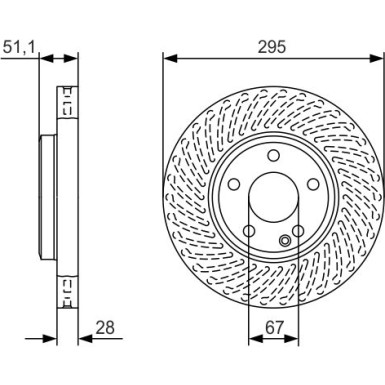 Bremsscheibe 0 986 479 A58 Bremsscheibe 0 986 479 A58