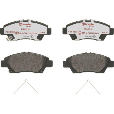 BREMBO Bremsklötze Xtra VA HONDA Civic, Jazz 05 XTRA LINE P 28 050X