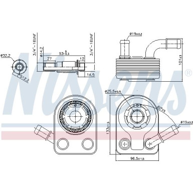 Ölkühler PKW 90972 Ölkühler PKW 90972