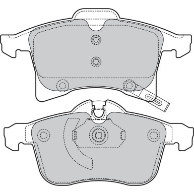 VALEO Bremsbeläge 598860 VALEO Bremsbeläge 598860