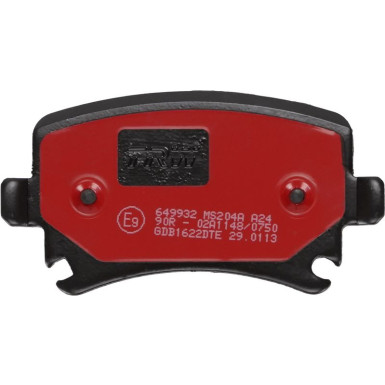 Bremsklötze HA DTEC AUDI,SEAT,SKODA,VW DTEC COTEC GDB1622DTE