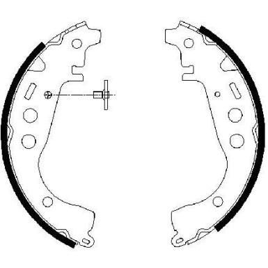 Bremsbacken TOYOTA,FAW,XIALI 0 986 487 589 Bremsbacken TOYOTA,FAW,XIALI 0 986 487 589