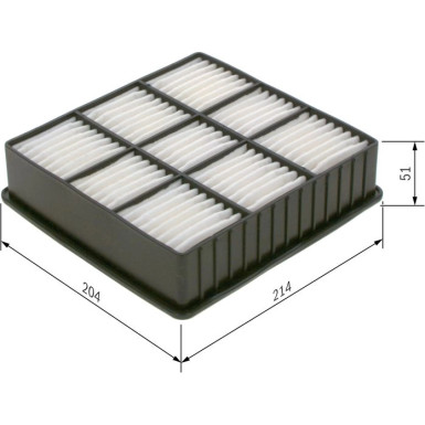 Luftfilter 1457433969 Luftfilter 1457433969