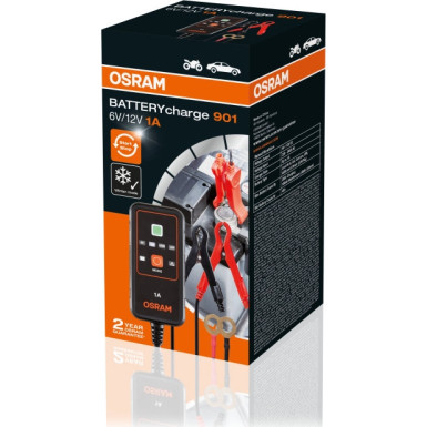 Osram BATTERYcharge 901 Intelligentes Batterielade und Wartungsgerät 1St OEBCS901