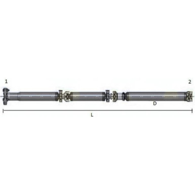SPIDAN Zapfwelle, Achsantrieb 28157