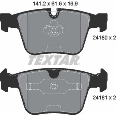 Bremsbelagsatz Db T. W221/C216 Amg 5.5-6.2 05-13 2418001 Bremsbelagsatz Db T. W221/C216 Amg 5.5-6.2 05-13 2418001