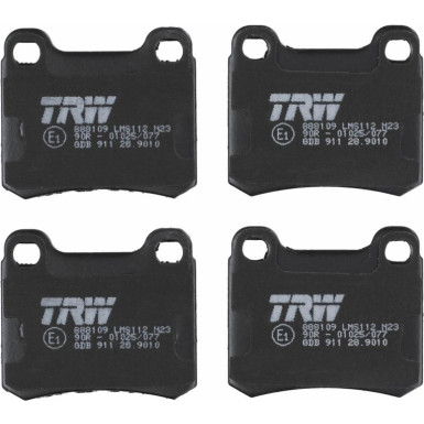 Bremsklötze HA MERCEDES W201,W202,W124,W126 84 COTEC GDB911