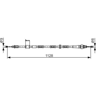 Handbremsseil re JEEP Grand Cherokee 1987482363 Handbremsseil re JEEP Grand Cherokee 1987482363