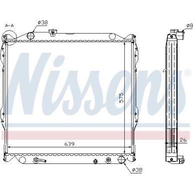 Wasserkühler PKW 64637A Wasserkühler PKW 64637A