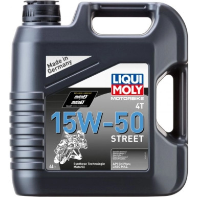 Liqui Moly Motorbike 4T 15W-50 Street 4 l 1689 4L Kanister Kunststoff
