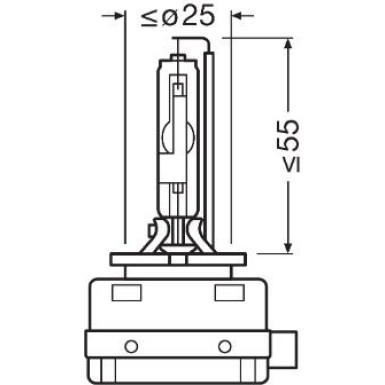 D1R OSRAM 85V 35W PK32d-3 XENARC, Faltschachtel XENARC® ORIGINAL 66150