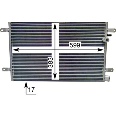 Kondensator, Klimaanlage AC 803 000S Kondensator, Klimaanlage AC 803 000S