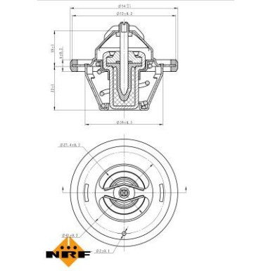 Thermostat, Kühlmittel EASY FIT 725064