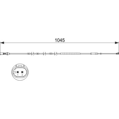 Warnkontakt BMW 1,2,3,4 Serie 1987474551 Warnkontakt BMW 1,2,3,4 Serie 1987474551