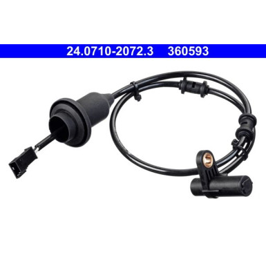 ATE Sensor, Raddrehzahl 24.0710-2072.3 ATE Sensor, Raddrehzahl 24.0710-2072.3
