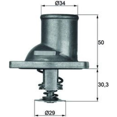 Integralthermostat OPEL Omega,VectraA, 1,8-2,0i BEHR TI 1 92