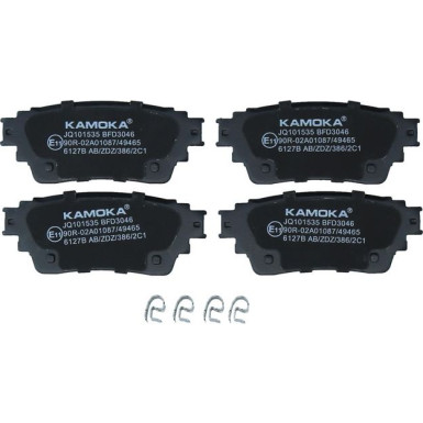 KAMOKA Bremsbelagsatz, Scheibenbremse JQ101535