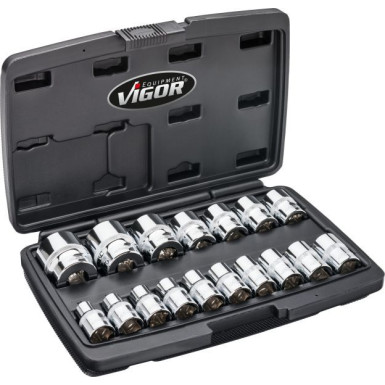 VIGOR Steckschlüsselsatz V7512/17 VIGOR Steckschlüsselsatz V7512/17