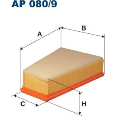 FILTRON Luftfilter AP 080/9