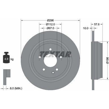 Bremsscheibe Db T.Vito 03 PRO 93123503 Bremsscheibe Db T.Vito 03 PRO 93123503