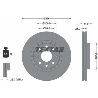 Bremsscheibe PRO 92263303