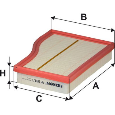 FILTRON Luftfilter AP 034/7