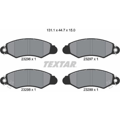 Bremsbelagsatz Suzuki P. Swift 97- Bosch 2329601 Bremsbelagsatz Suzuki P. Swift 97- Bosch 2329601