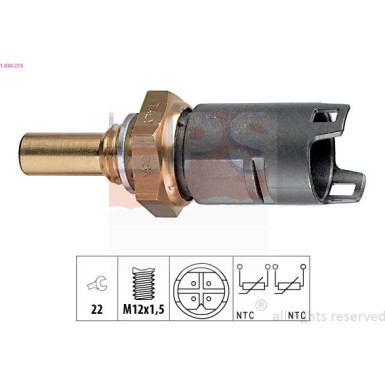 Sensor, Kühlmitteltemperatur 1.830.274 Sensor, Kühlmitteltemperatur 1.830.274