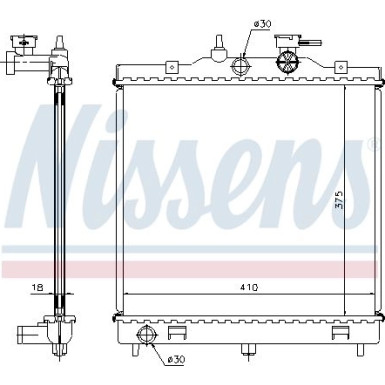 Wasserkühler PKW 66655