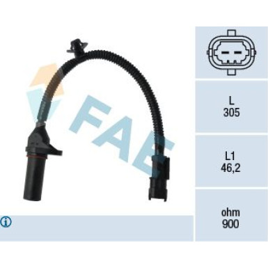 FAE Impulsgeber, Kurbelwelle 79334 FAE Impulsgeber, Kurbelwelle 79334