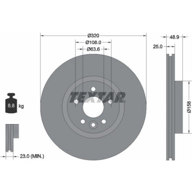 Bremsscheibe 92282105