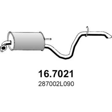 Endschalldämpfer 16.7021