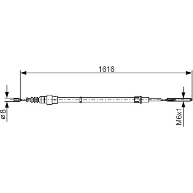 Handbremsseil 1987477393 Handbremsseil 1987477393