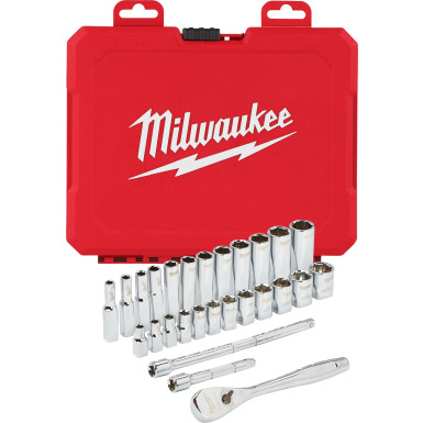 Ratschen- und Nusssatz 1/4Z 28-teilig 4932464943
