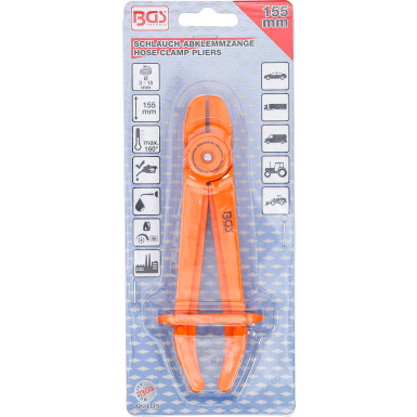 BGS Schlauch-Abklemmzange 155 mm 1715 BGS Schlauch-Abklemmzange 155 mm 1715