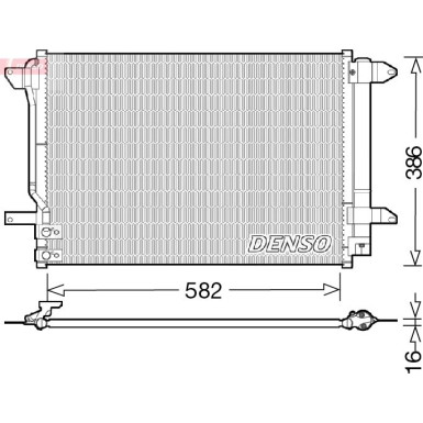 DENSO Klimaanlagenkühler DCN32027 DENSO Klimaanlagenkühler DCN32027