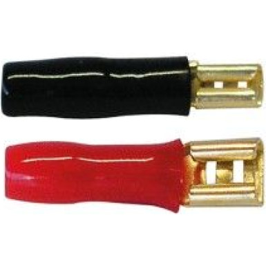 Phonocar Kabelschuh 10x Plus 4,8 mm 10x Minus 2,8 mm Kabelschuh-Set isoliert 042232