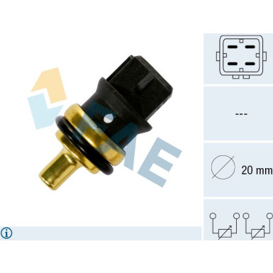 FAE Sensor, Kühlmitteltemperatur 33785 FAE Sensor, Kühlmitteltemperatur 33785