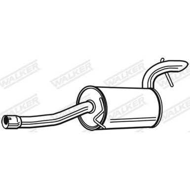 52 / ENDSCHALLDÄMPFER MERCEDES Viano,Vito 03 23887