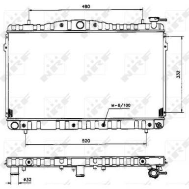 Kühler, Motorkühlung 53504
