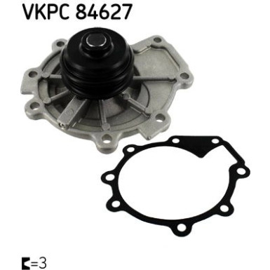 SKF Wasserpumpe VKPC 84627 SKF Wasserpumpe VKPC 84627